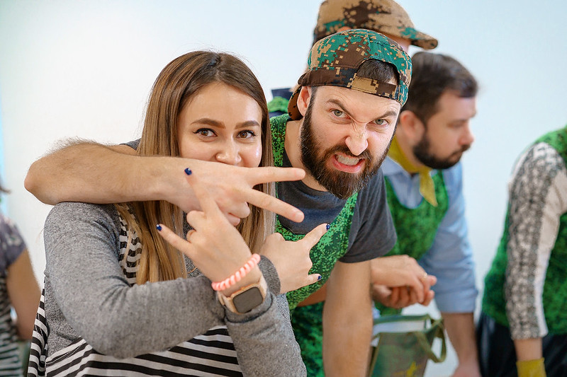 Корпоратив на День строителя в generalCities.Ханты-Мансийске с уличными активностями